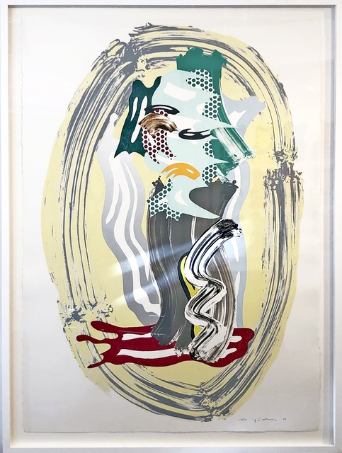 Roy Lichtenstein, ‘Green Face from Brushstroke Figures Series ’, 1989, Fine Art Mia