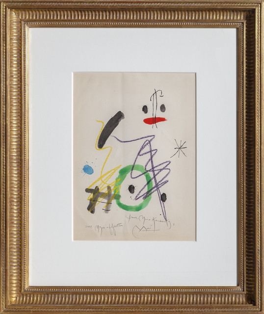 Joan Miró, ‘Quelques Fleurs pour des Amis (Pour Mme. Kandinsky)’, 1964, Print, Lithograph on Arches, signed and dedicated in the stone, RoGallery