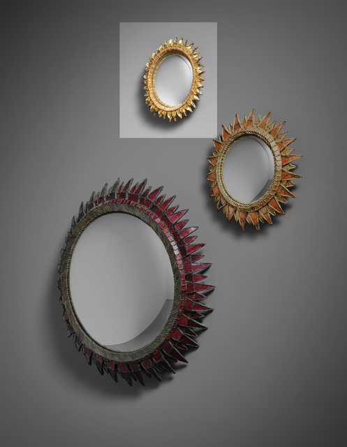 Line Vautrin, ‘'Chardon’ mirror’, 1950s, Phillips