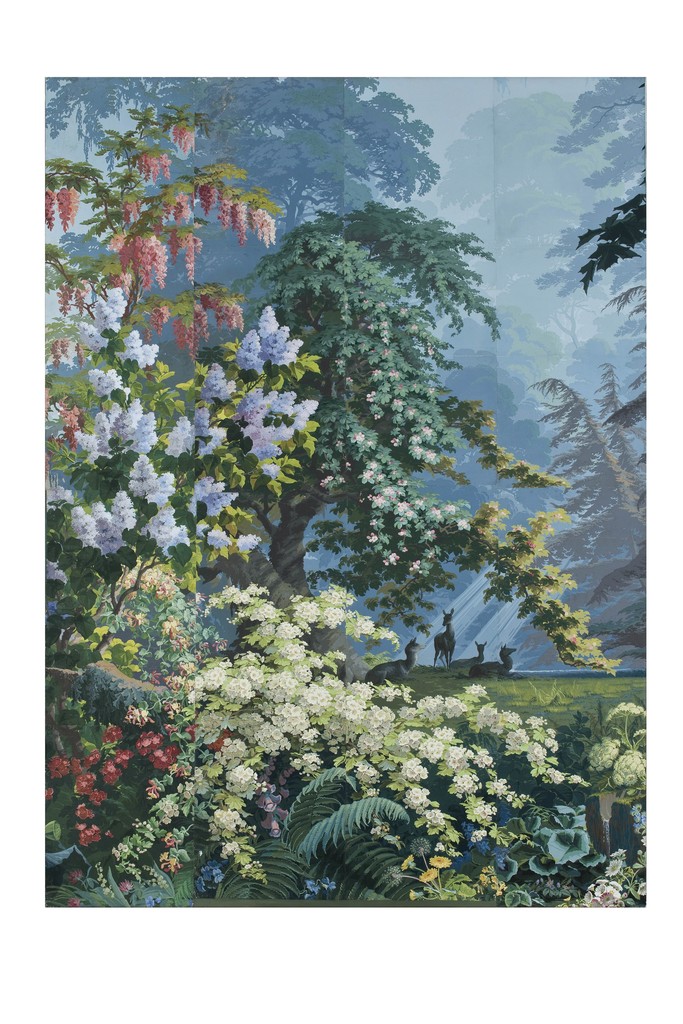 L’Eden, 1st scene (lengths 1 to 4), artist: Joseph Fuchs, Manufacture Jules Desfossé, mechanical pulp paper, wood block printed, 1861 © Les Arts Décoratifs, Paris, photo: Jean Tholance L’Eden, 1st scene (lengths 1 to 4), artist: Joseph Fuchs, Manufacture Jules Desfossé, mechanical pulp paper, wood block printed, 1861 © Les Arts Décoratifs, Paris, photo: Jean Tholance