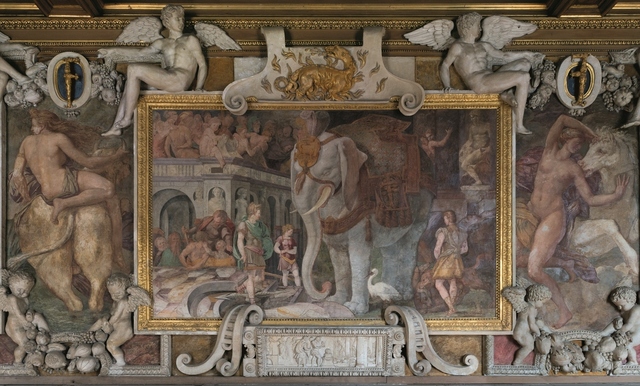 Rosso Fiorentino, ‘L'Éléphant Royal (The Royal Elephant)’, 1528, Château de Fontainebleau