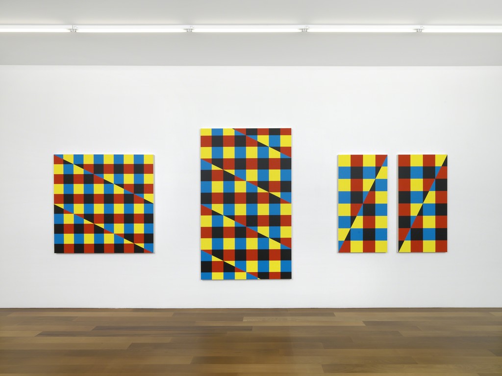 Exhibition view, Stéphane Dafflon, Magic Eye, 2018, Xippas, Geneva, Switzerland. ©Annik Wetter Exhibition view, Stéphane Dafflon, Magic Eye, 2018, Xippas, Geneva, Switzerland. ©Annik Wetter