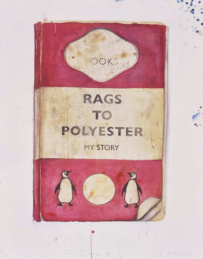 Harland Miller - Rags to Polyester