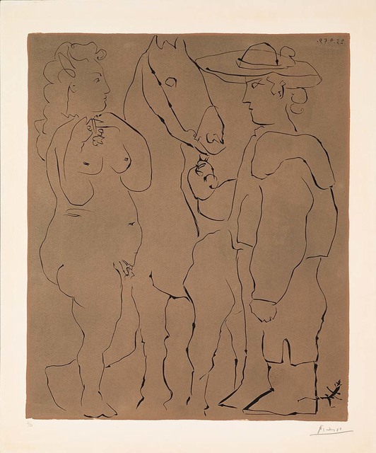 Pablo Picasso, ‘Picador, Femme et Cheval (B.913)’, 1959, Martin Lawrence Galleries