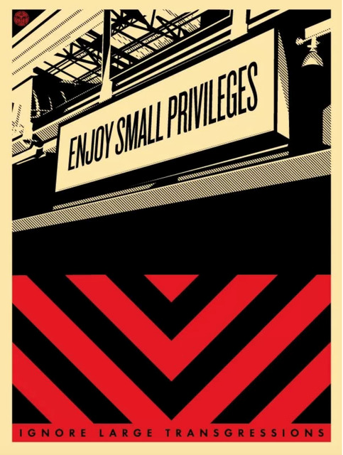 Shepard Fairey, ‘Small Privileges’, 2011, Art for ACLU Benefit Auction