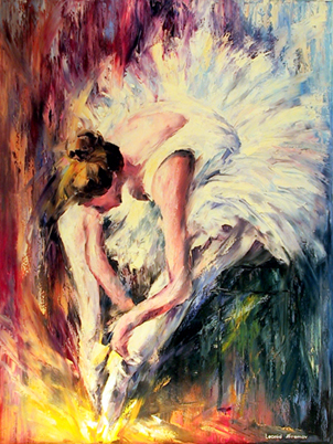 Leonid Afremov, ‘Seated Dancer’, 2001, RoGallery