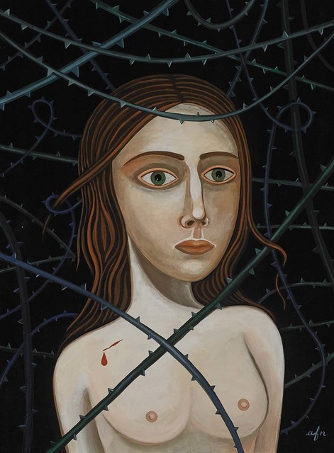 Anne Faith Nicholls, ‘Through the Thorns’, 2017, Painting, Acrylic on canvas, Martin Lawrence Galleries