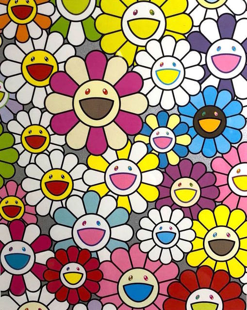 Takashi Murakami, ‘A Little Flower Painting: Pink, Purple and Many Other Colors’, 2018, Vogtle Contemporary