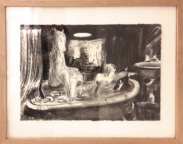 Tilo Baumgärtel, ‘Ohne Titel’, 2015, Drawing, Collage or other Work on Paper, Mixed Media on Paper, Galerie Schimming