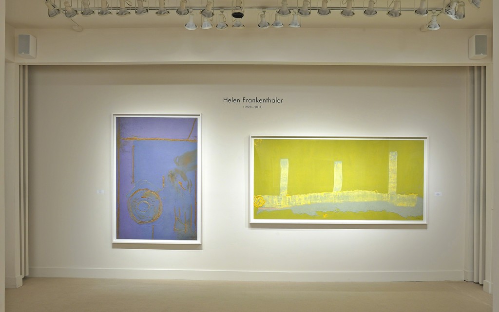 Helen Frankenthaler installation at Meyerovich Gallery, SF Helen Frankenthaler installation at Meyerovich Gallery, SF