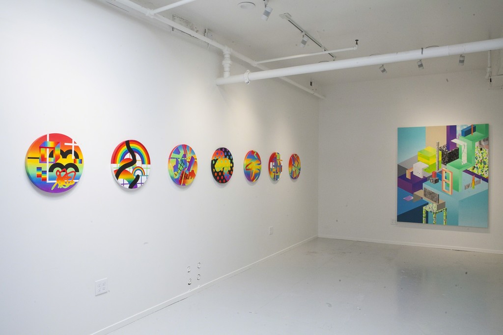 Installation view of "Simpler Times" by Clark Goolsby Installation view of "Simpler Times" by Clark Goolsby