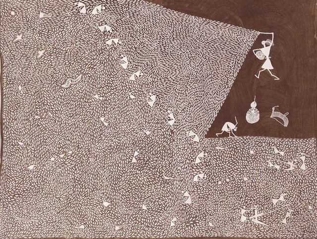 Balu Jivya Mashe, ‘Untitled’, 2019, Painting, Acrylic on Canvas, Arushi Arts