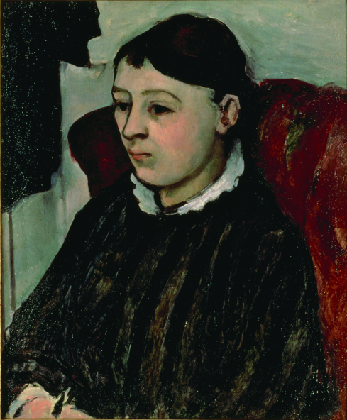 Paul CÉZANNE "Mrs. Cézanne in a Striped Dress (Madame Cézanne en robe rayée)" 1883-85 Yokohama Museum of Art Paul CÉZANNE "Mrs. Cézanne in a Striped Dress (Madame Cézanne en robe rayée)" 1883-85 Yokohama Museum of Art