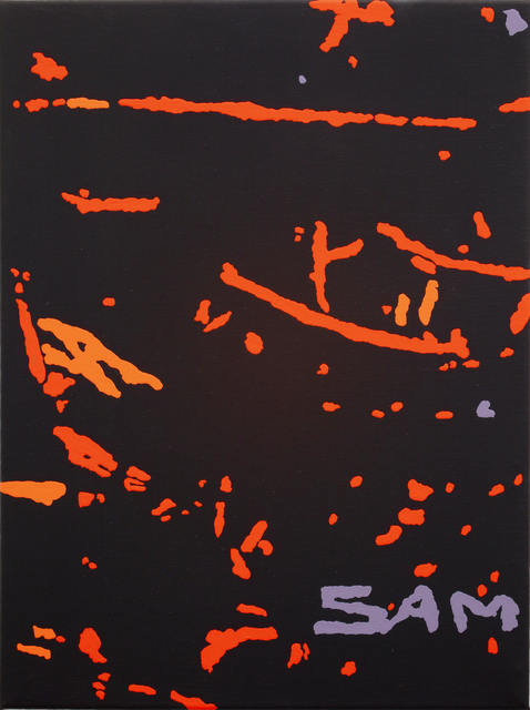 Pedro Matos, ‘Untitled (SAM)’, 2020, Painting, Acrylic and enamel on canvas, Galleria Bianconi