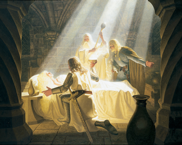 Greg Hildebrandt, ‘The Healing of Eowyn’, 1976, MvVO ART