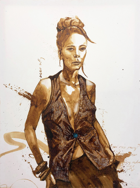 MineWill, ‘Lady’s coffee 3’, 2019, Galerie Libre Est L'Art