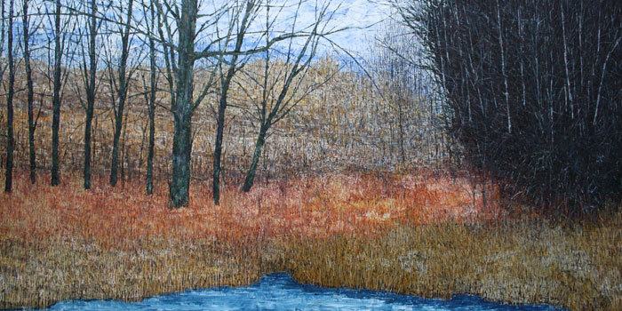 "Afton" by Chris Charlebois, oil on canvas, 36" x 72", 2017 "Afton" by Chris Charlebois, oil on canvas, 36" x 72", 2017