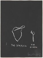 Jean-Michel Basquiat - Untitled (The Scapula), from Anatomy