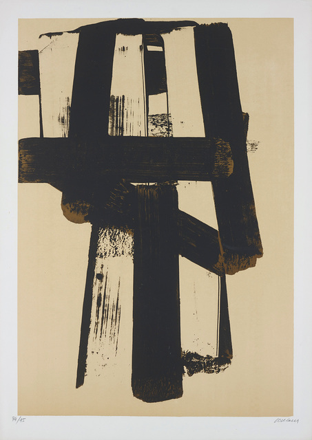 Pierre Soulages | Lithographie No. 31 (1974) | Artsy