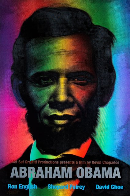 Ron English, ‘Abraham Obama (Red, White, and Blue)’, 2009, Heritage Auctions