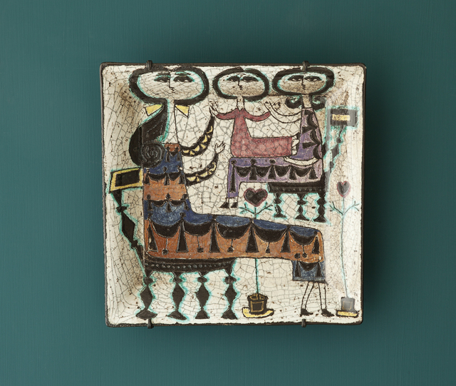 超希少Arabia Birger Kaipiainen Ravenna Birger Kaipiainen (1915-1988): Platters designed with