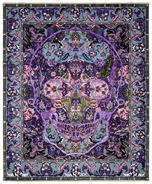 Jan Kath, ‘Skull 3 in cooperation with Entrance to Heaven rug’, 2019, Design/Decorative Art, Silk and Wool, Galerie SORS