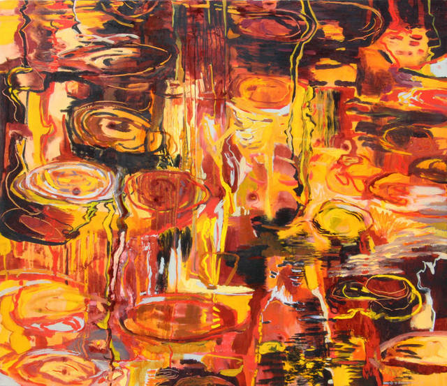 David Alexander, ‘Fire Waters Fired Up’, 2015, Painting, Acrylic on canvas, Bau-Xi Gallery