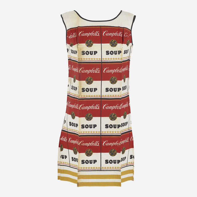 Andy Warhol, ‘The Souper Dress’, ca. 1965, Print, Screenprint in colors on paper dress, Rago/Wright