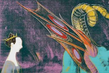 Andy Warhol - Details of Renaissance Paintings (Paolo Uccello, St. George and the Dragon, 1460)