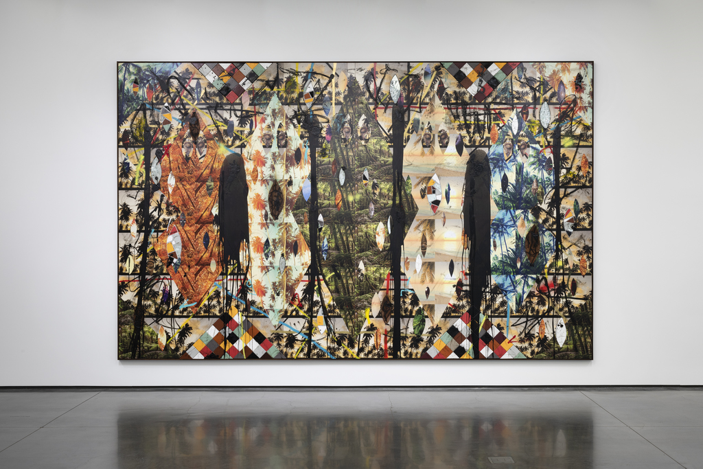 Installation View: Rashid Johnson, The Hikers, 2019. Photo: Tony Prikryl Installation View: Rashid Johnson, The Hikers, 2019. Photo: Tony Prikryl