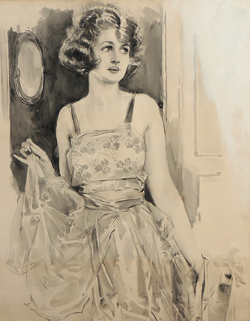 Howard Chandler Christy, ‘Portrait of a Woman’, 1922, The Illustrated Gallery
