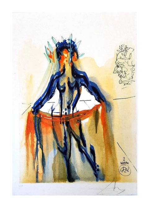 Salvador Dalí, ‘Etching "Art Of Love - Venus" by Salvador Dali’, 1979, Galerie Philia