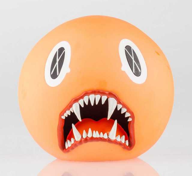 KAWS, ‘Cat Teeth Bank (Orange)’, 2007, Lougher Contemporary