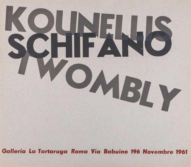 Various Artists, ‘Group exhibition’, 1961, Finarte