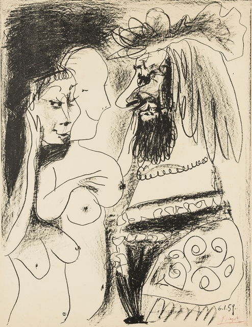 Pablo Picasso, ‘Le Vieux Roi (Bloch 869; Mourlot 317)’, 1959, Print, Lithograph, Forum Auctions