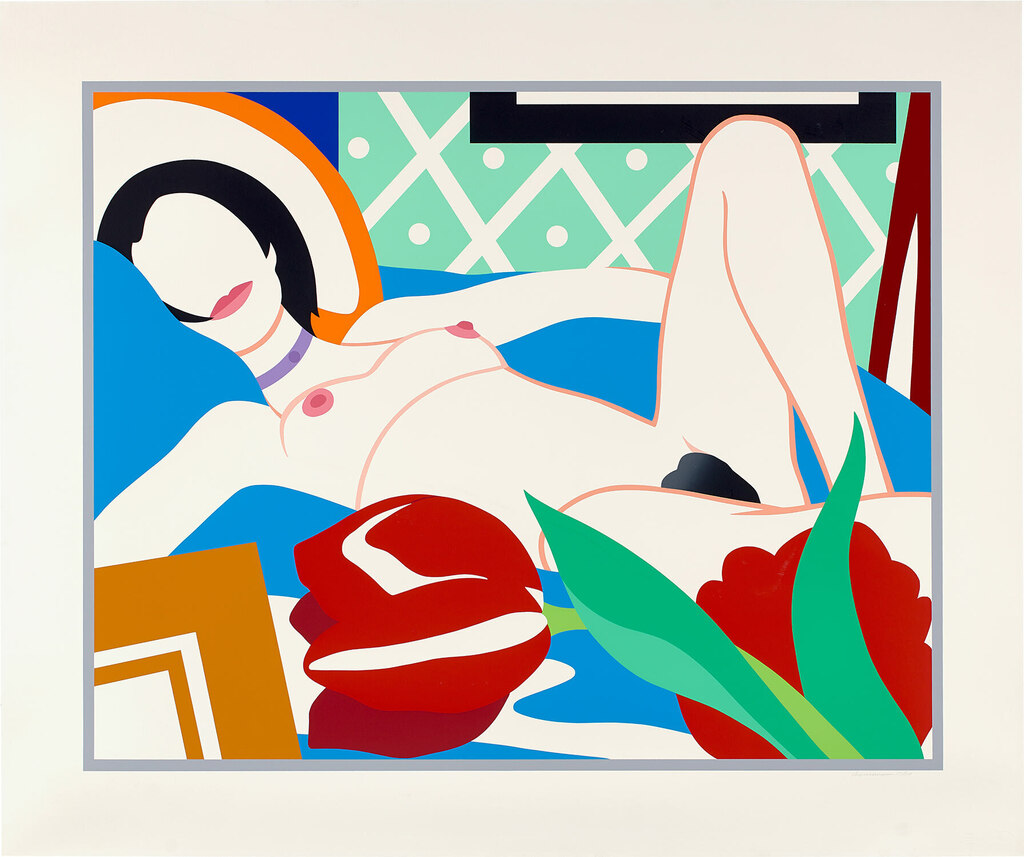 Tom Wesselman - Monica with Tulips