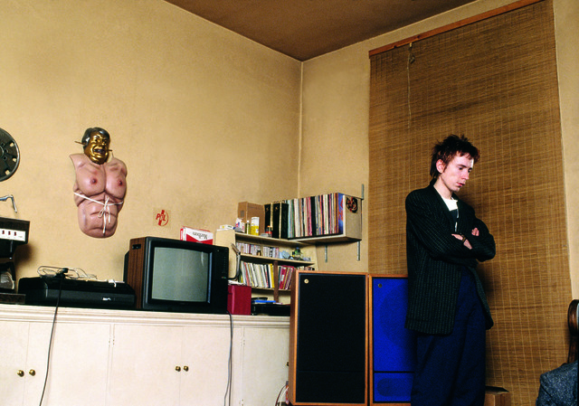Sheila Rock, ‘John Lydon (Johnny Rotten) of Public Image Ltd, ex of The Sex Pistols, in his apartment, London’, 1979, ElliottHalls