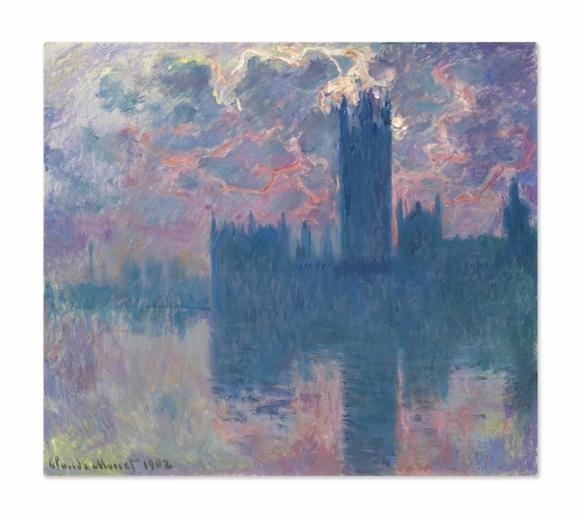 Claude Monet Le Parlement Soleil Couchant The Houses Of Parliament At Sunset 1900 1901 Artsy