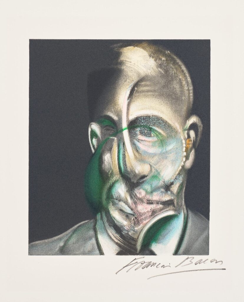 Francis Bacon - Portrait of Michel Leiris, from Miroir de la tauromachie (Mirror of the Bullfight) (S. 30, see T. 37)