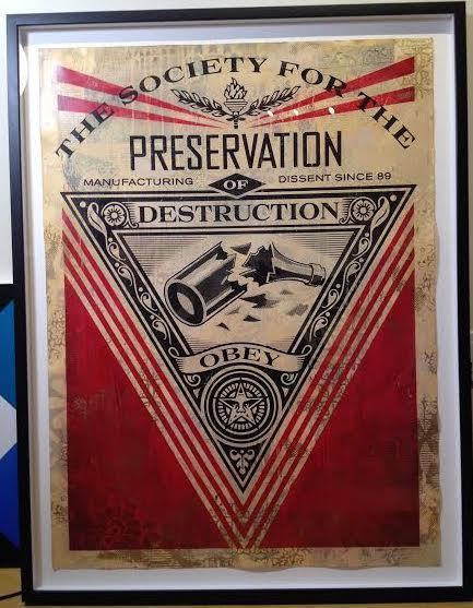 Shepard Fairey (OBEY), ‘Society of Destruction’, 2015, Vertu Fine Art