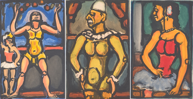 Georges Rouault, ‘Le Jongleur, Triste Os, and Douce Amère from Cirque de l'Étoile Filante’, 1934, Rago/Wright