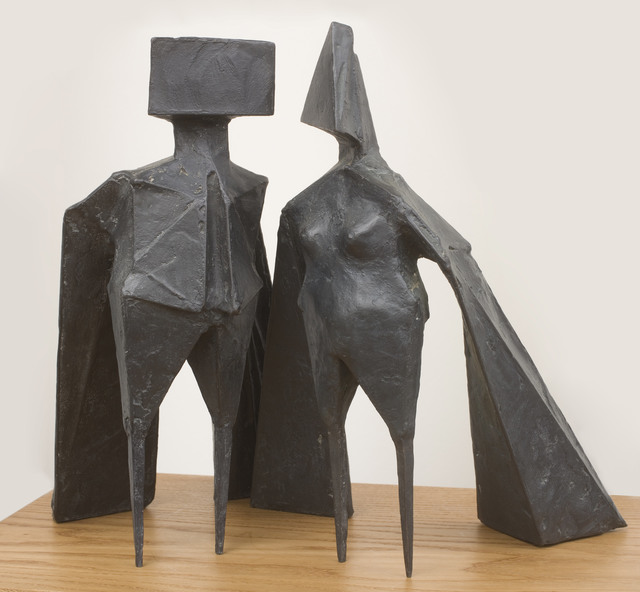 Lynn Chadwick, ‘Maquette VIII, Two Winged Figures ’, 1973, Sculpture, Bronze, Piano Nobile