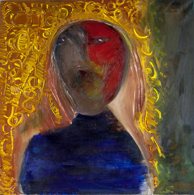 Anne Marie Marie Hall, ‘Untitled (Golden Locks)’, ca. 1960s, Painting, Oil on canvas, Angela Tandori Fine Art