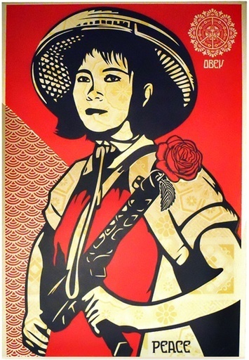 Shepard Fairey (OBEY), ‘Revolution Girl - Artist Proof’, 2009, Hang-Up Gallery