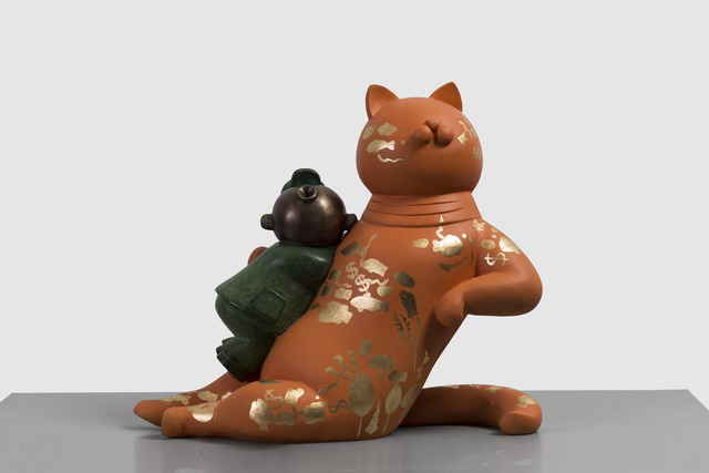 Jiang Shuo, ‘Orange Cat - Ocean 桔猫 – 海洋’, 2018, Linda Gallery
