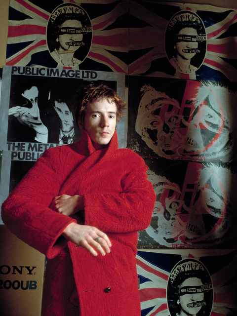 Sheila Rock, ‘John Lydon (Johnny Rotten) of Public Image Ltd, ex of The Sex Pistols in his apartment, London’, ca. 1979, ElliottHalls