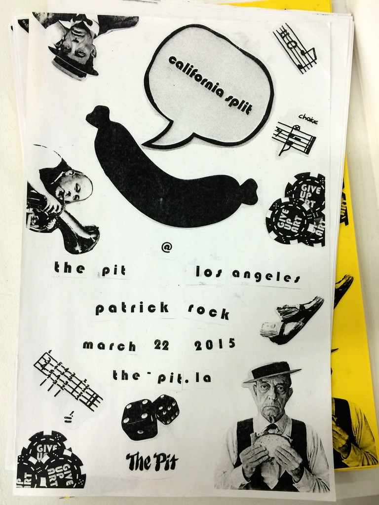 Poster made by Patrick Rock to accompany California Split. Poster made by Patrick Rock to accompany California Split.
