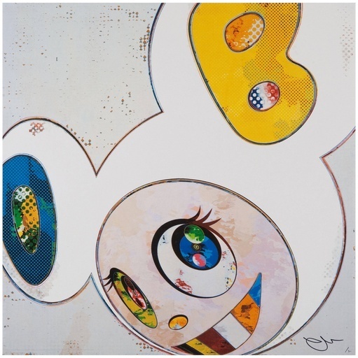 Takashi Murakami, ‘And Then x 6 (White: The Superflat Method, Blue and Yellow Ears)’, 2013, Dope! Gallery