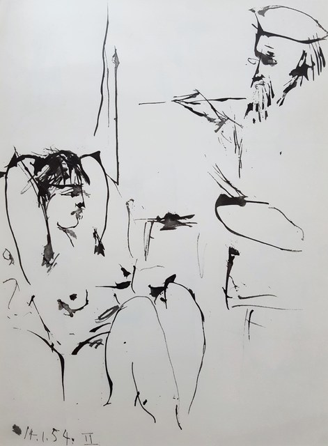 Pablo Picasso, ‘La Comedie Humaine’, 1954, Graves International Art