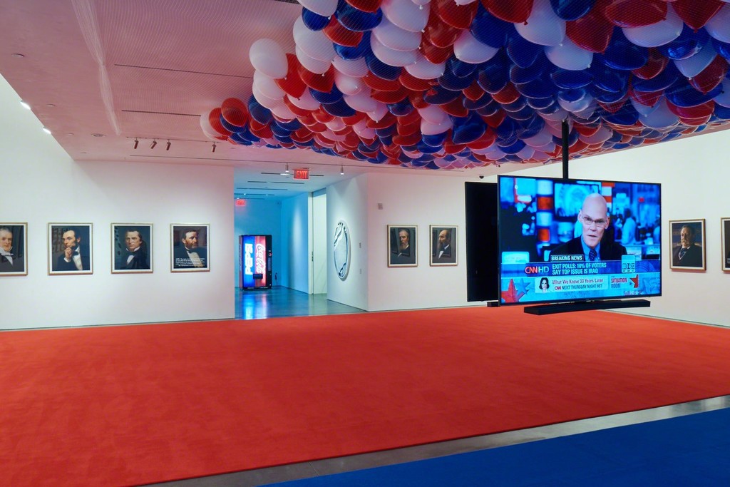Jonathan Horowitz: Occupy Greenwich /
Installation View /
Photography: Laura Wilson Jonathan Horowitz: Occupy Greenwich /
Installation View /
Photography: Laura Wilson